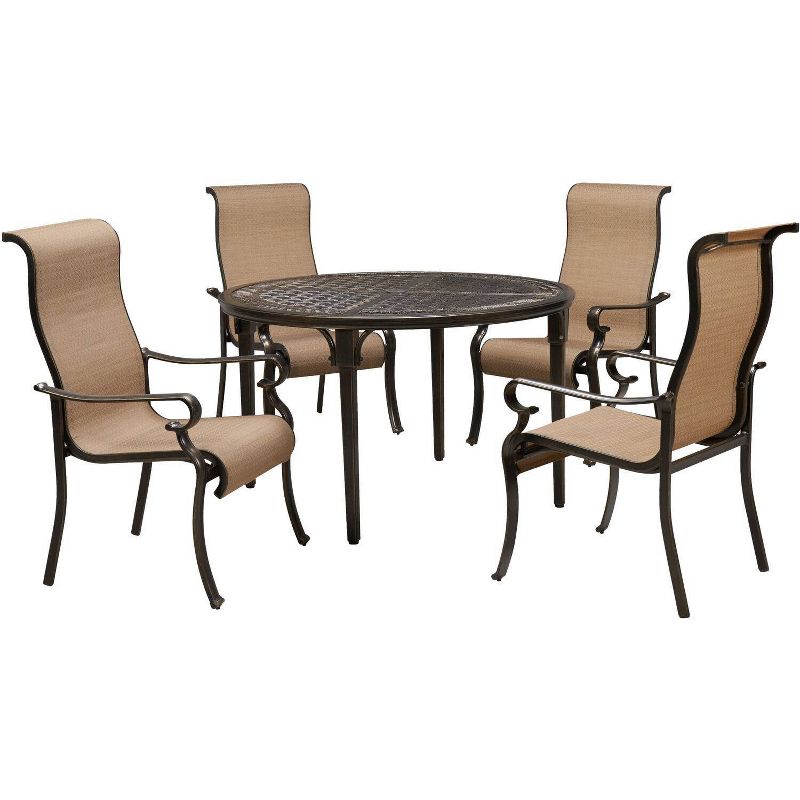 Brigantine 5pc Sling Dining Set - Hanover