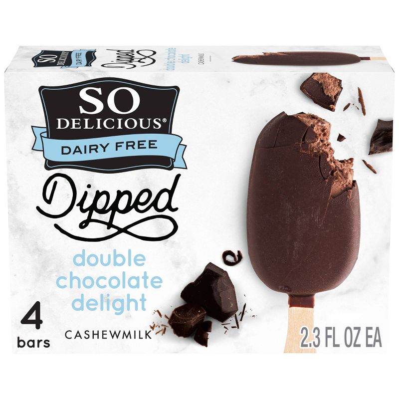 So Delicious Dairy Free Double Chocolate Frozen Dessert Bar - 2.3oz
