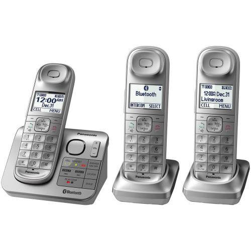CL82257 DECT 60 Expandable Cordless Phone with Answering System and 2 Handset Rose Gold