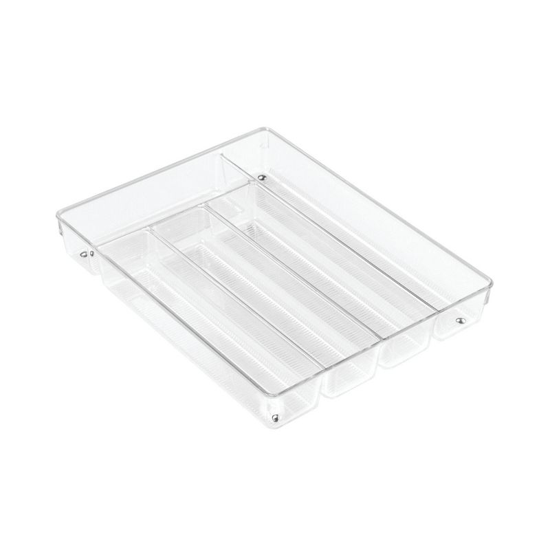 iDESIGN Linus Cutlery Tray Clear