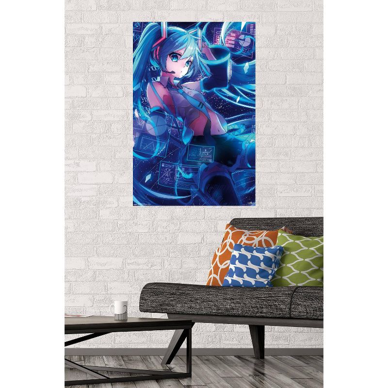 34" x 22" Hatsune Miku: Screens Unframed Wall Poster - Trends International