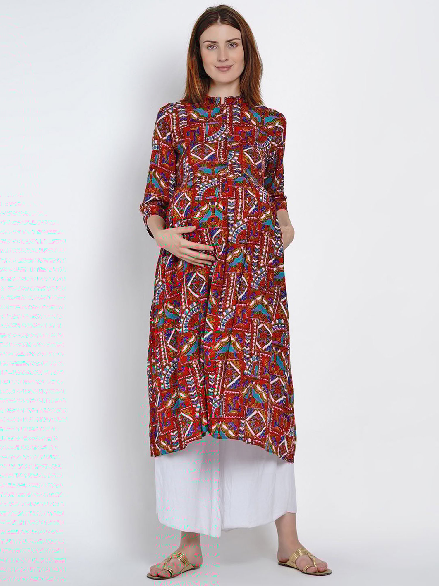 KOI SLEEPWEAR White Maternity Leggings