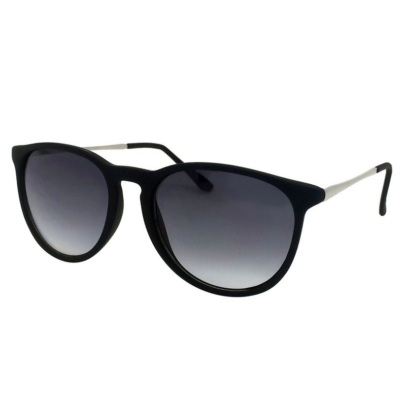 Women's Round Sunglasses - A New Day™ Black