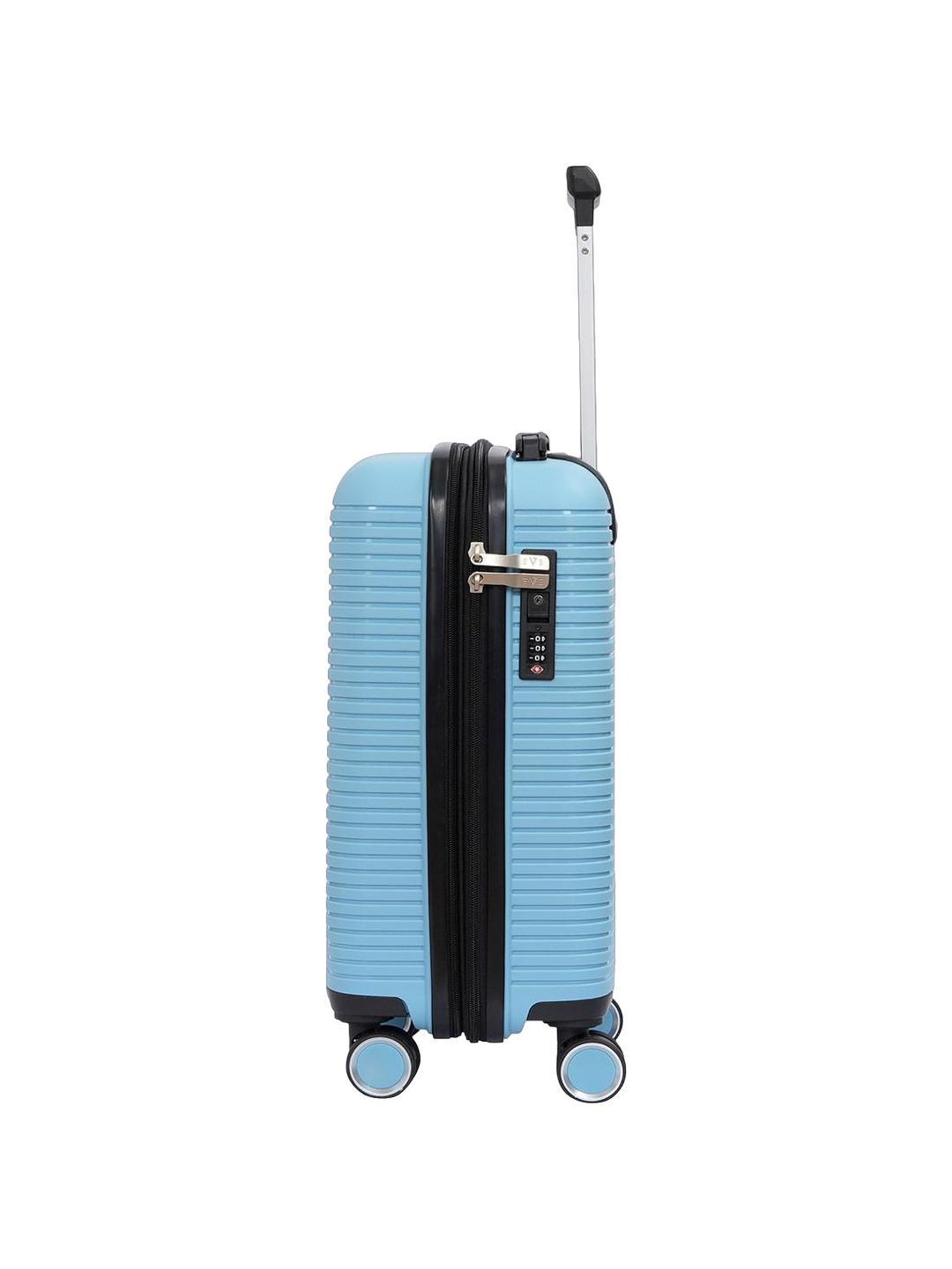 The Vertical Stellar Blue Wheels 8 Small Hard Cabin Trolley Bag