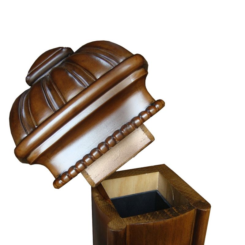 3pc Queen Barrow Poster Bedroom Set Oak - Picket House Furnishings