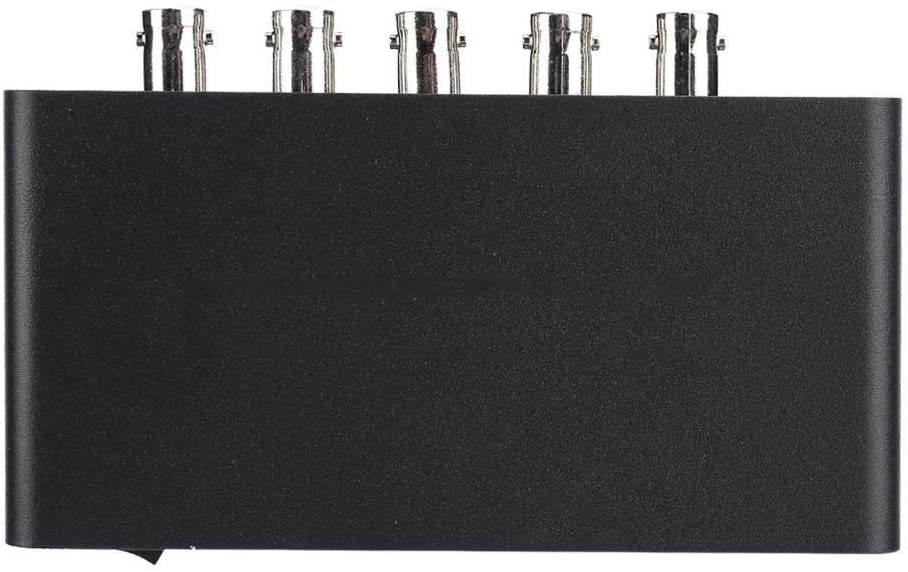 Dancal 1x4 3G SDI Signal Splitter Video Converter 1 in 4 Out Distributor Adapter (110-240V)(US)