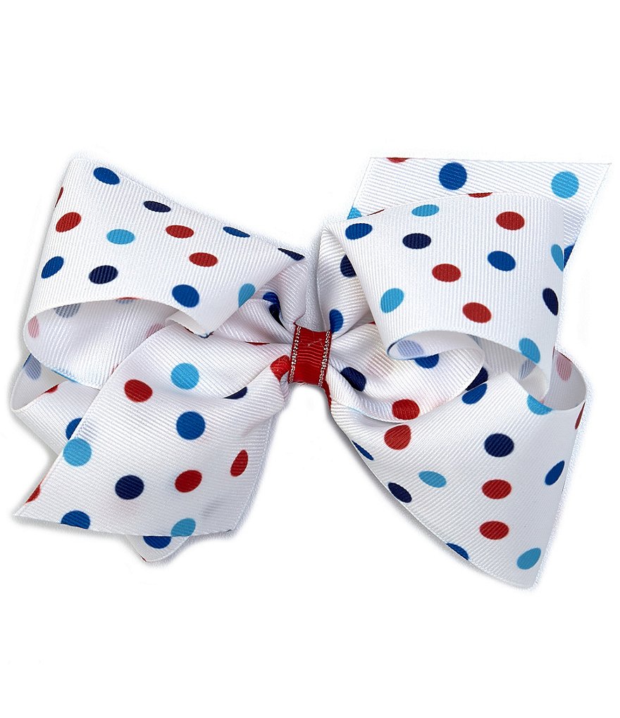 Copper Key Adventure Wear by Copper Key Girls Americana Dot King Bow