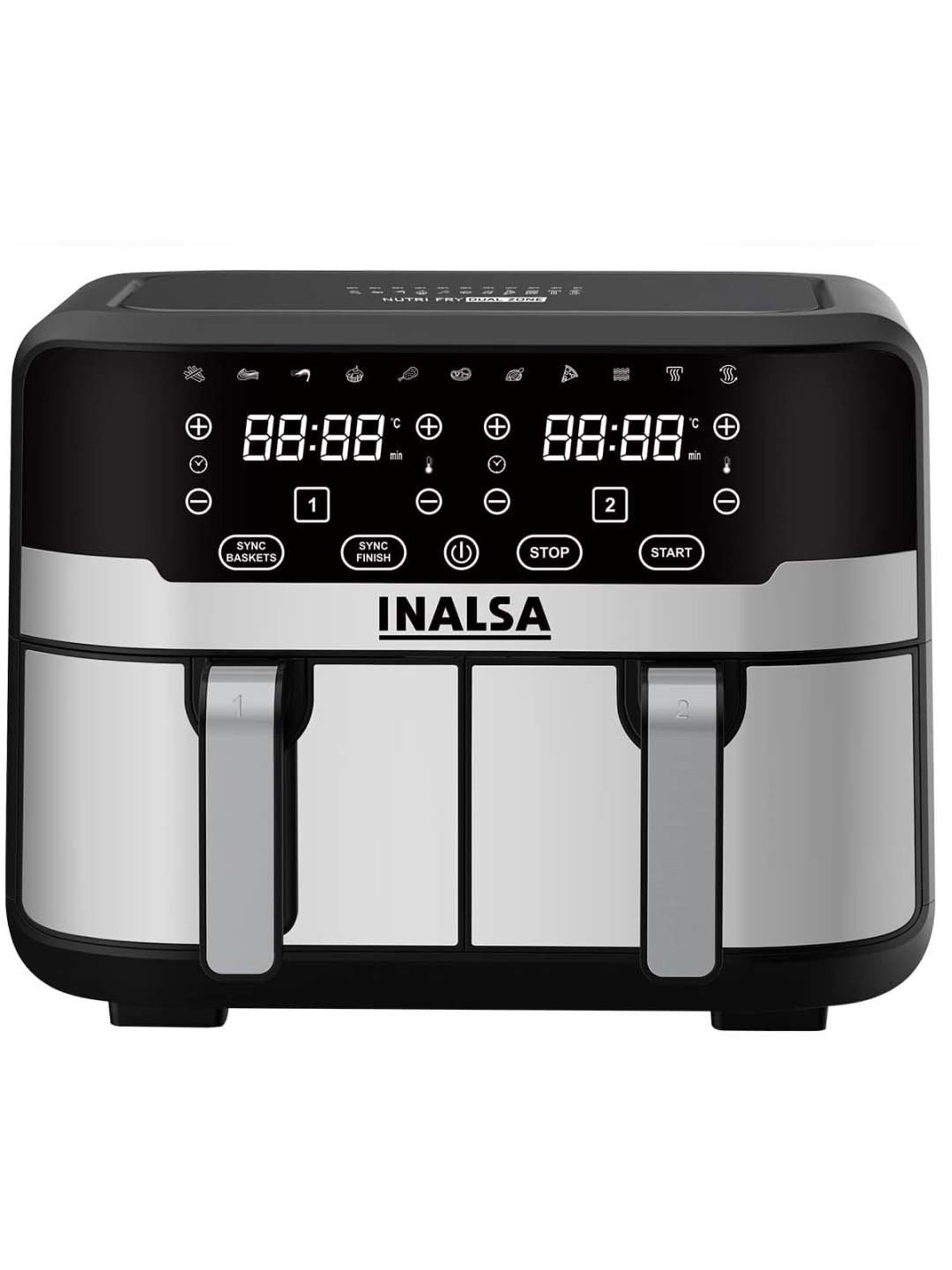 Prestige Nutrifry Black Plastic Electric Digital Touch Airfryer 4.5L