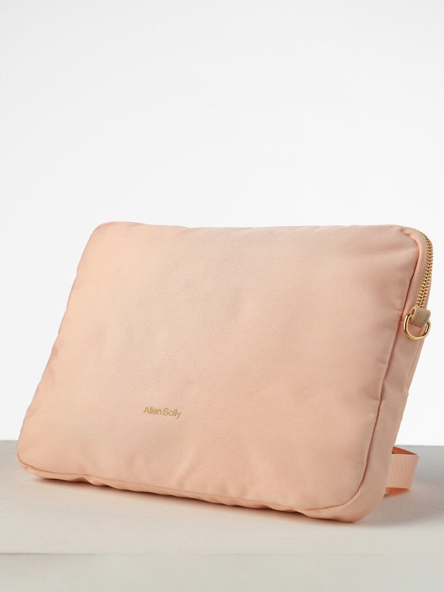 Allen Solly Beige Textured Medium Tote Handbag