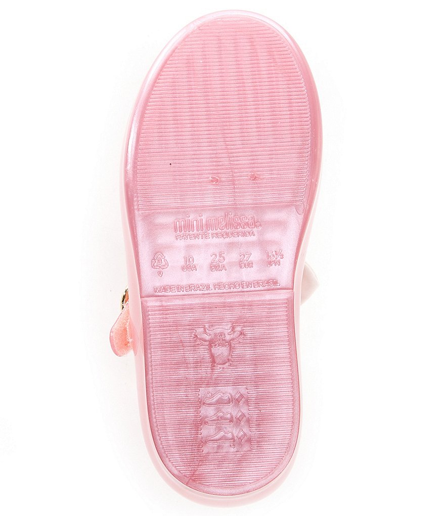 Mini Melissa Girl's Mini Sweet Love Princess Bow Detail Mary Janes (Toddler)