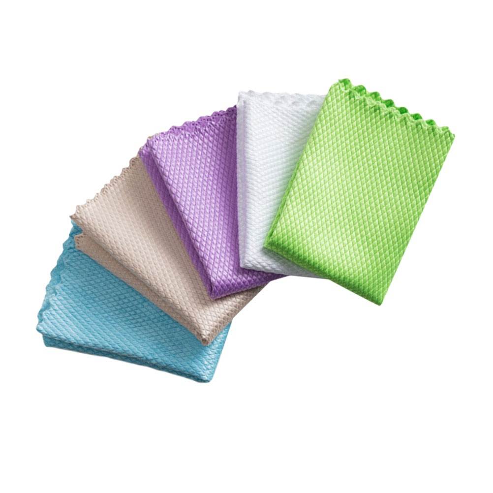 5 Sheets of Dish Towels Household Dishcloths Water-absorbing Dishcloths Housework Supplies for Home Kitchen