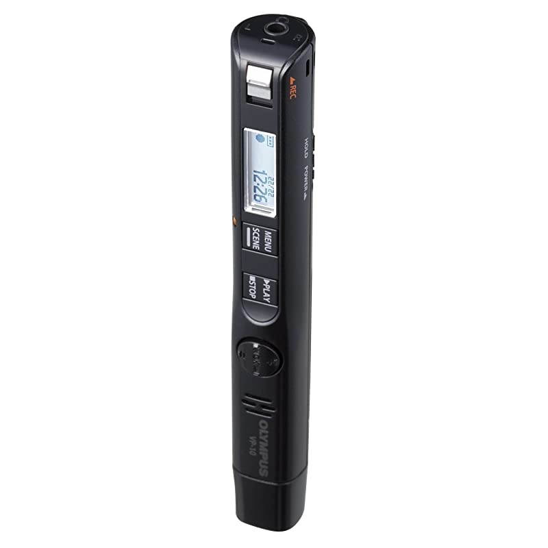 VP10 Voice Recorder with 4GB PCMWMAMP3 USB Voice Activated Recording Black