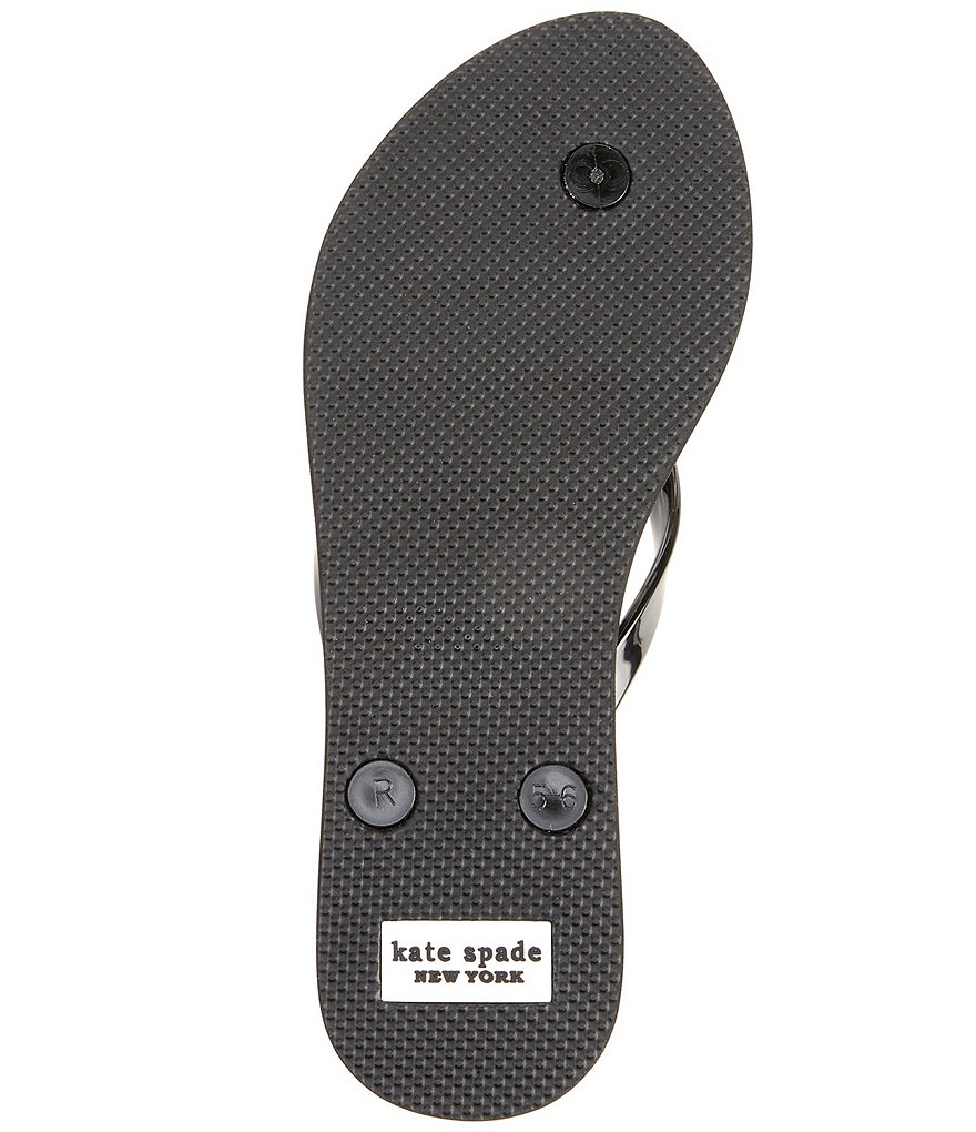 kate spade new york Fiji Gingham Print Flip Flops