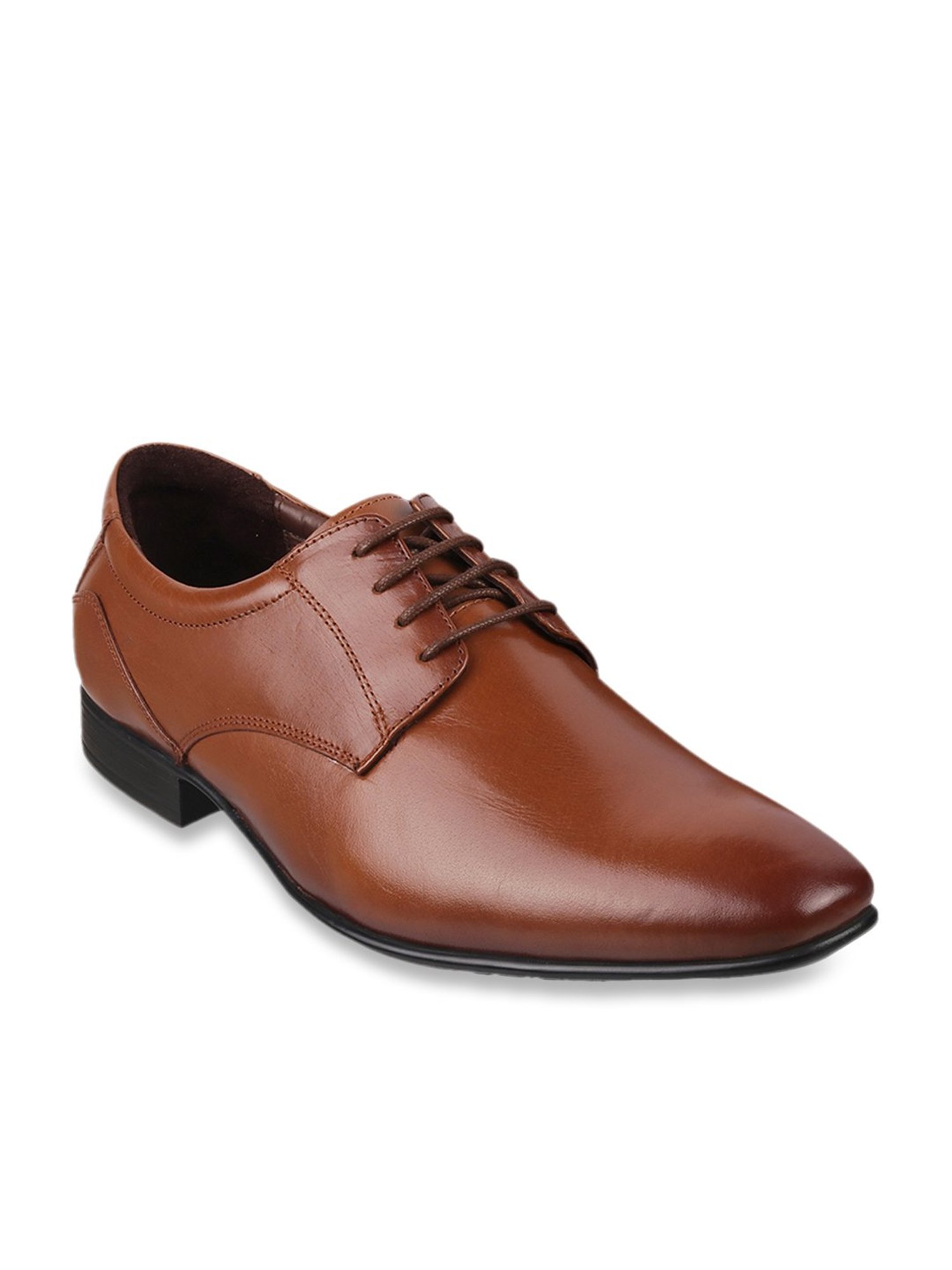 Metro Men's Tan Shoe Lace-up