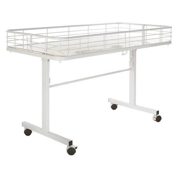 Econoco DT48 - W Folding Dump Table - White