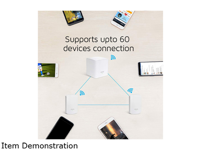 Tenda Nova Whole Home Mesh WiFi System - Replaces Gigabit AC WiFi Router and Extenders, Dual Band, Works with Amazon Alexa, Built for Smart Home, Up to 3, 500 Sq. ft. Coverage (MW5 3-PK).