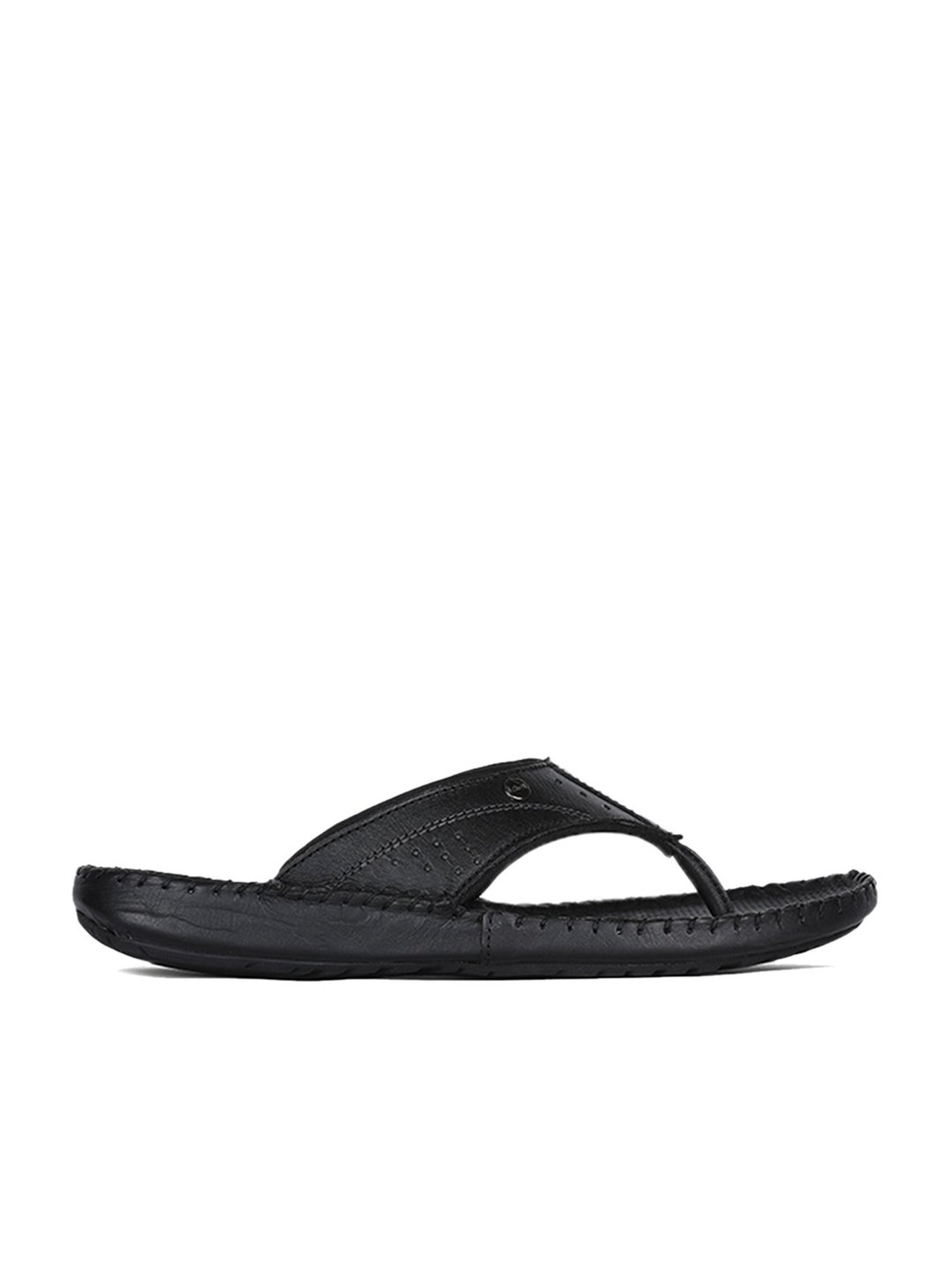 Scholl by Bata Men's Black Thong Sandals