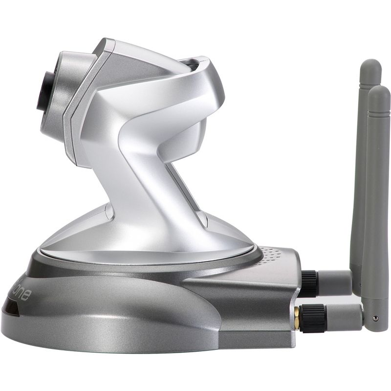 LevelOne 5-MP WCS-6050 Wireless N 150Mbps P/T IP Camera (Day/Night/Indoor) - CMOS 2560x1920 HD Res, 2-way Audio, 12 LEDs, SD/SDHC Slot