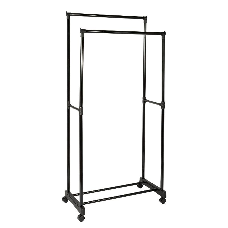Honey-Can-Do 2 Tier Rolling Garment Rack