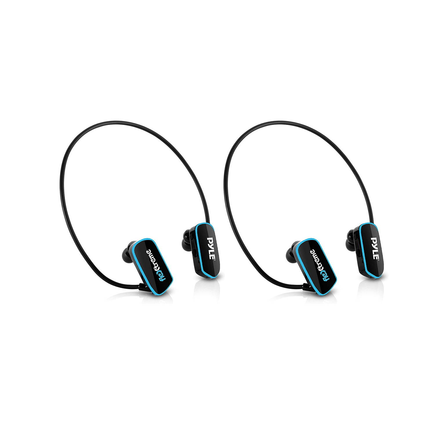 Pyle 8GB Memory Flextreme Waterproof MP3 Player with Headphones (2 Pack)