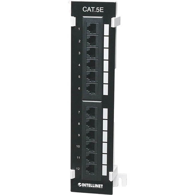 INTELLINET CAT5E WALL-MOUNT PATCH PANEL
