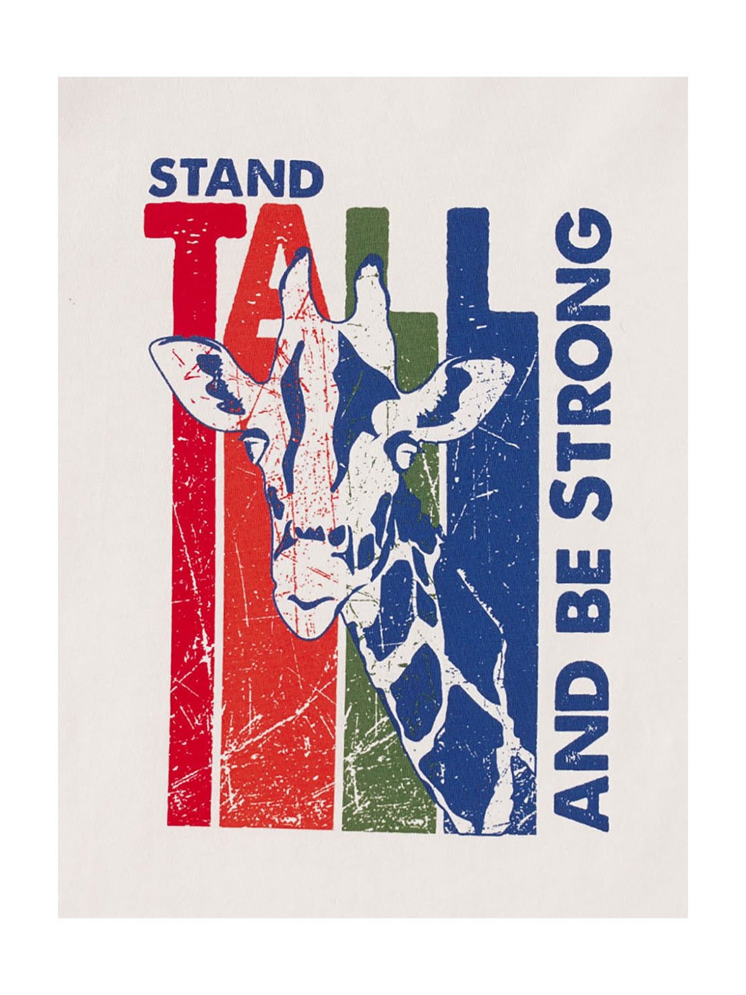 Ed-a-Mamma Kids White Printed T-Shirt