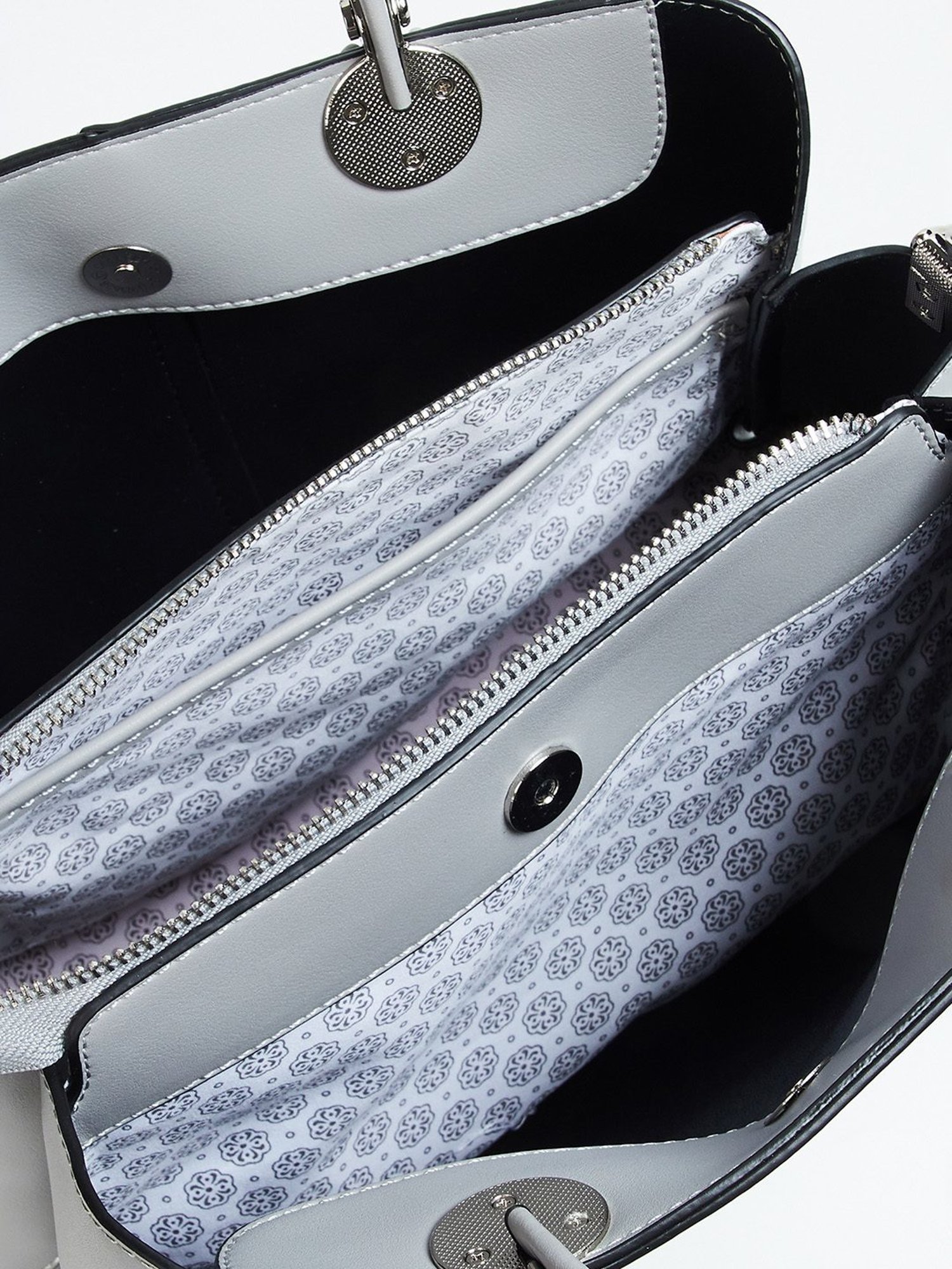 Code by Lifestyle Grey Handbag