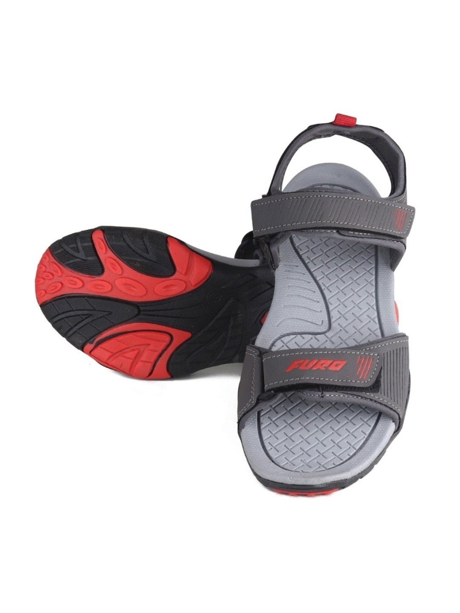 Furo by Red Chief Men Grey Floater Sandals