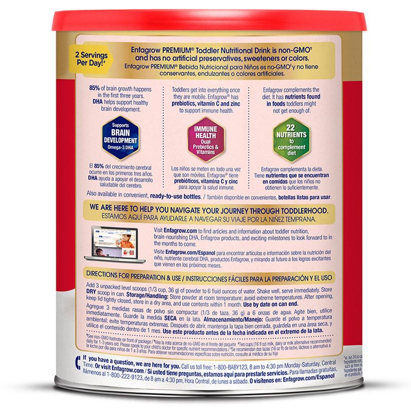 Enfagrow Toddler Next Step Natural Milk Powder - 32oz