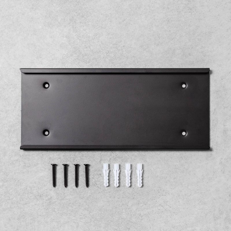 House Numbers Mounting Plate Black 4 Spaces - Hearth & Hand™ with Magnolia