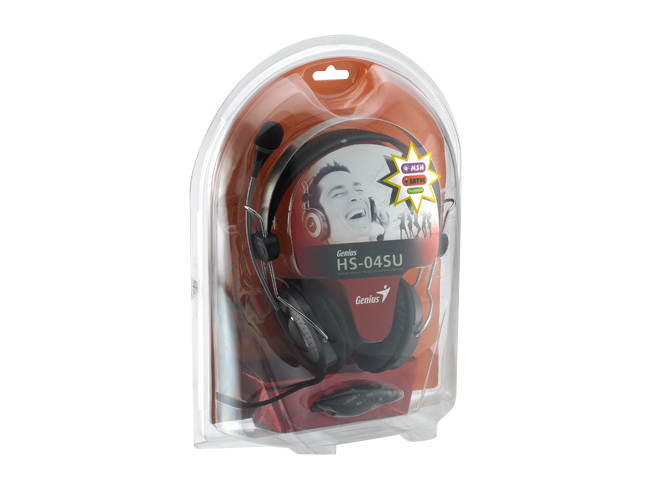 Genius HS-04SU Circumaural Headband Headset with Noise-canceling Microphone