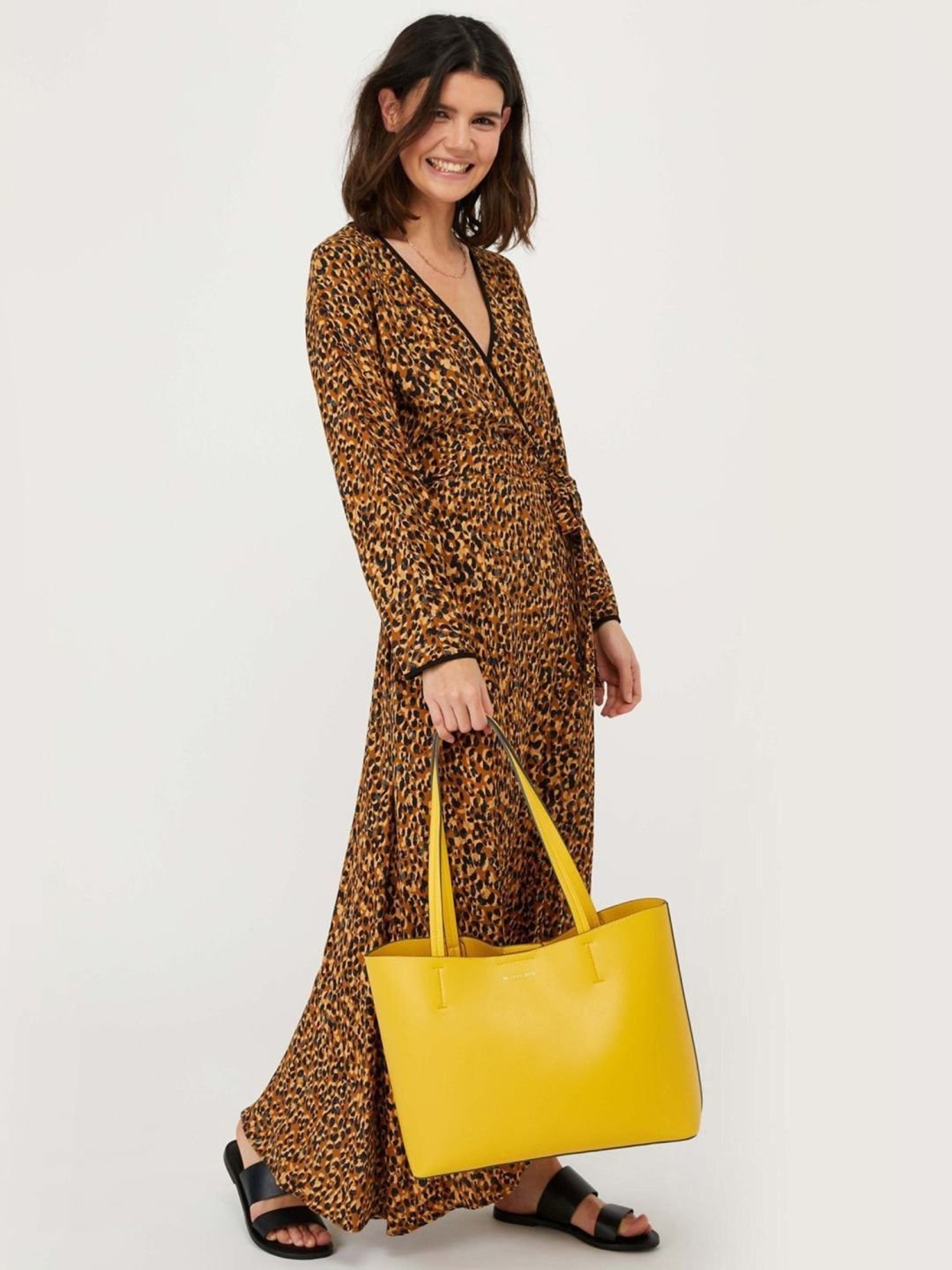 Call It Spring Black Combo Solid Large Tote Handbag