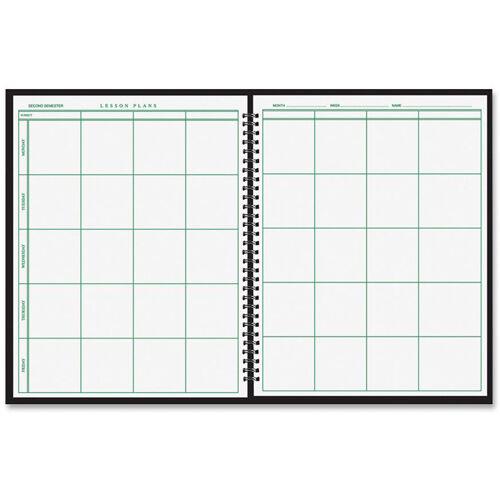 Ward Combo Teachers Record/planning Book - Wire Bound - 11" X 8.50" (91018)