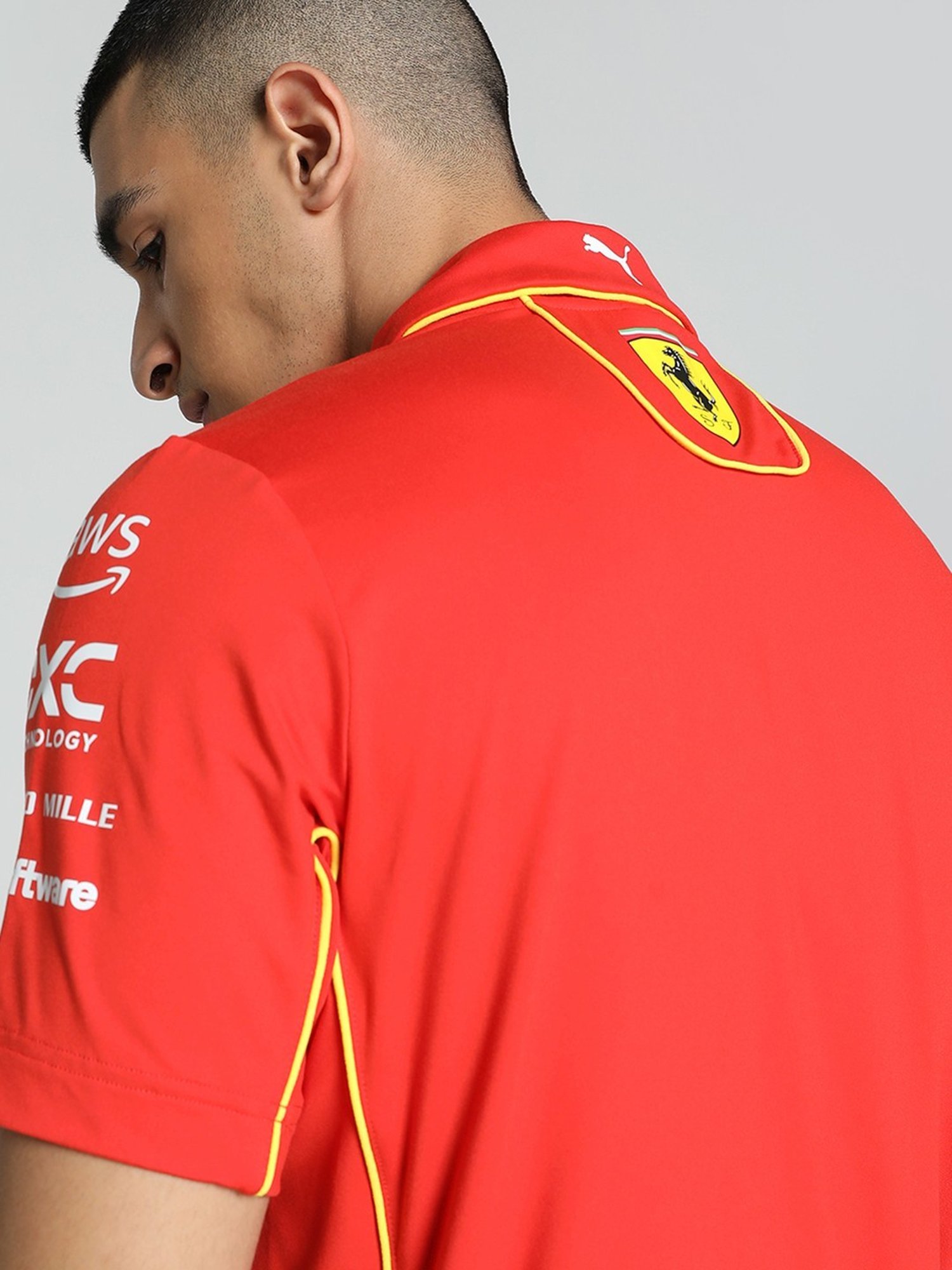 Puma Red Regular Fit Polo T-Shirt