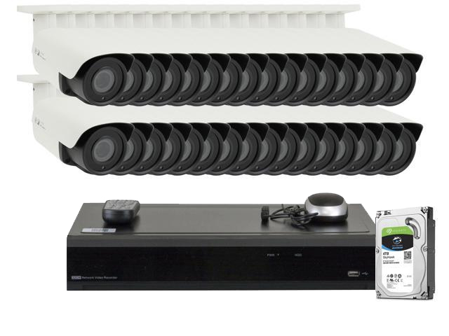 GW 16 Channel H.265 4K NVR 5-Megapixel (2592 x 1520) 4X Optical Zoom Network Video Security System, 16pcs 5MP 1920p 2.8-12mm Motorized Zoom POE Weatherproof Bullet IP Cameras, 120ft Night Vision