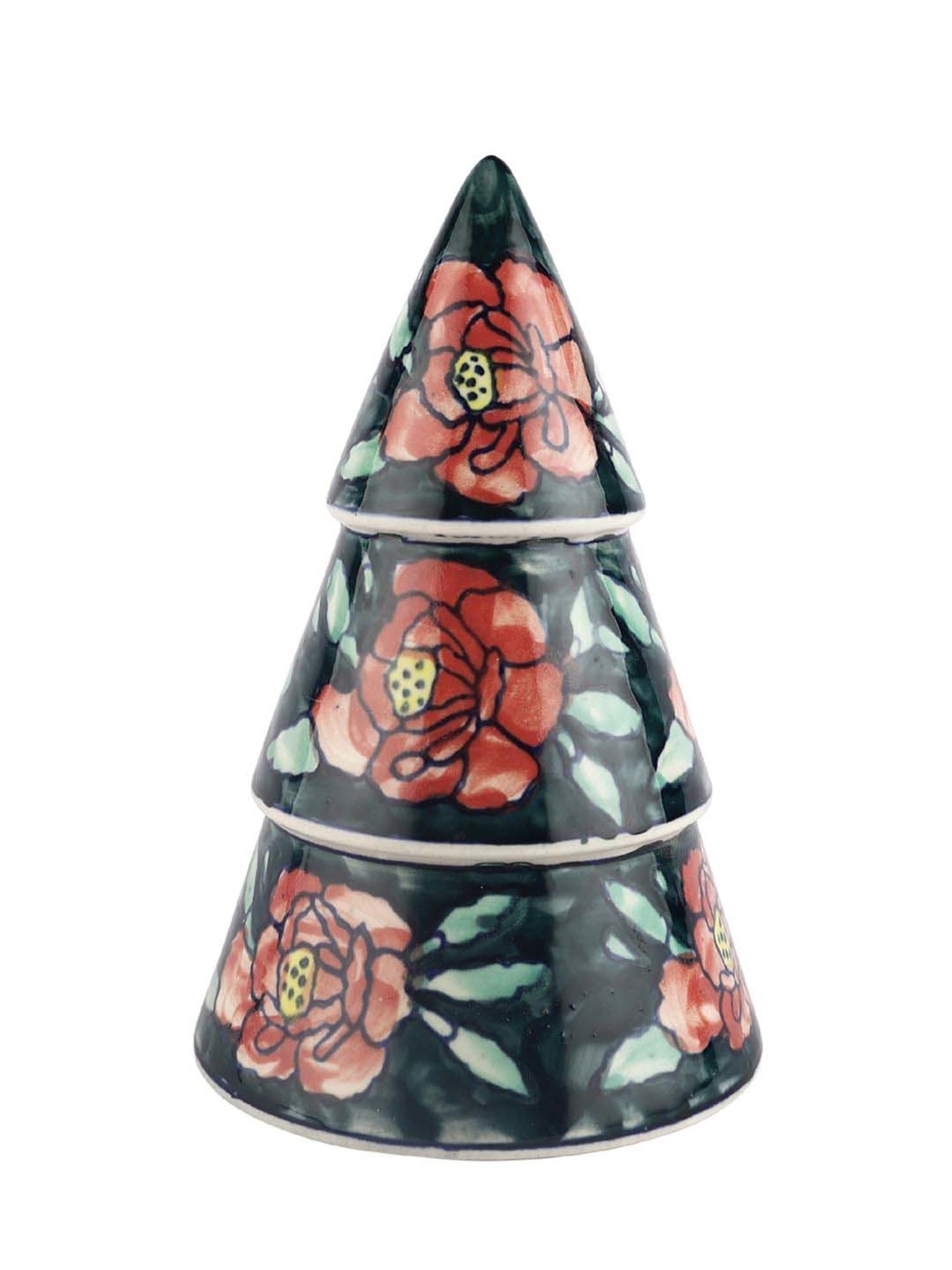 eCraftIndia Golden Handcrafted Engraved Palm Buddha Decorative Showpiece