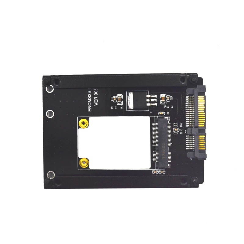 mSATA to SATA Adapter Mini PCIe mSATA SSD to 2.5" SATA3 Drive Converter Card Adaptor Support Full High mSATA SSD for Computer PC