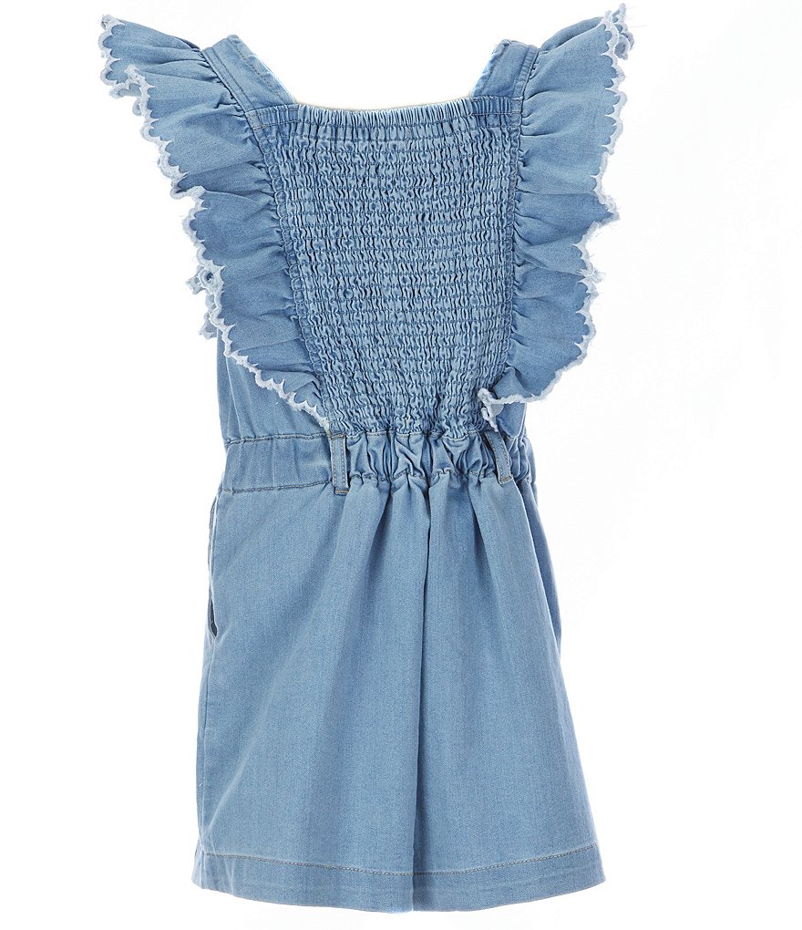 Habitual Big Girls 7-16 Ruffle-Trim Romper