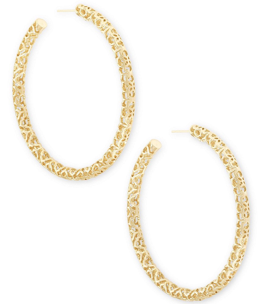 Kendra Scott Maggie Hoop Statement Earrings