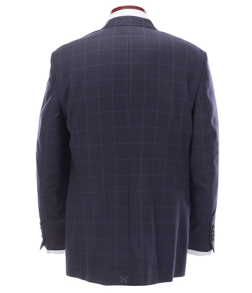 Ralph Ralph Lauren Classic Fit Navy Checked Wool Suit