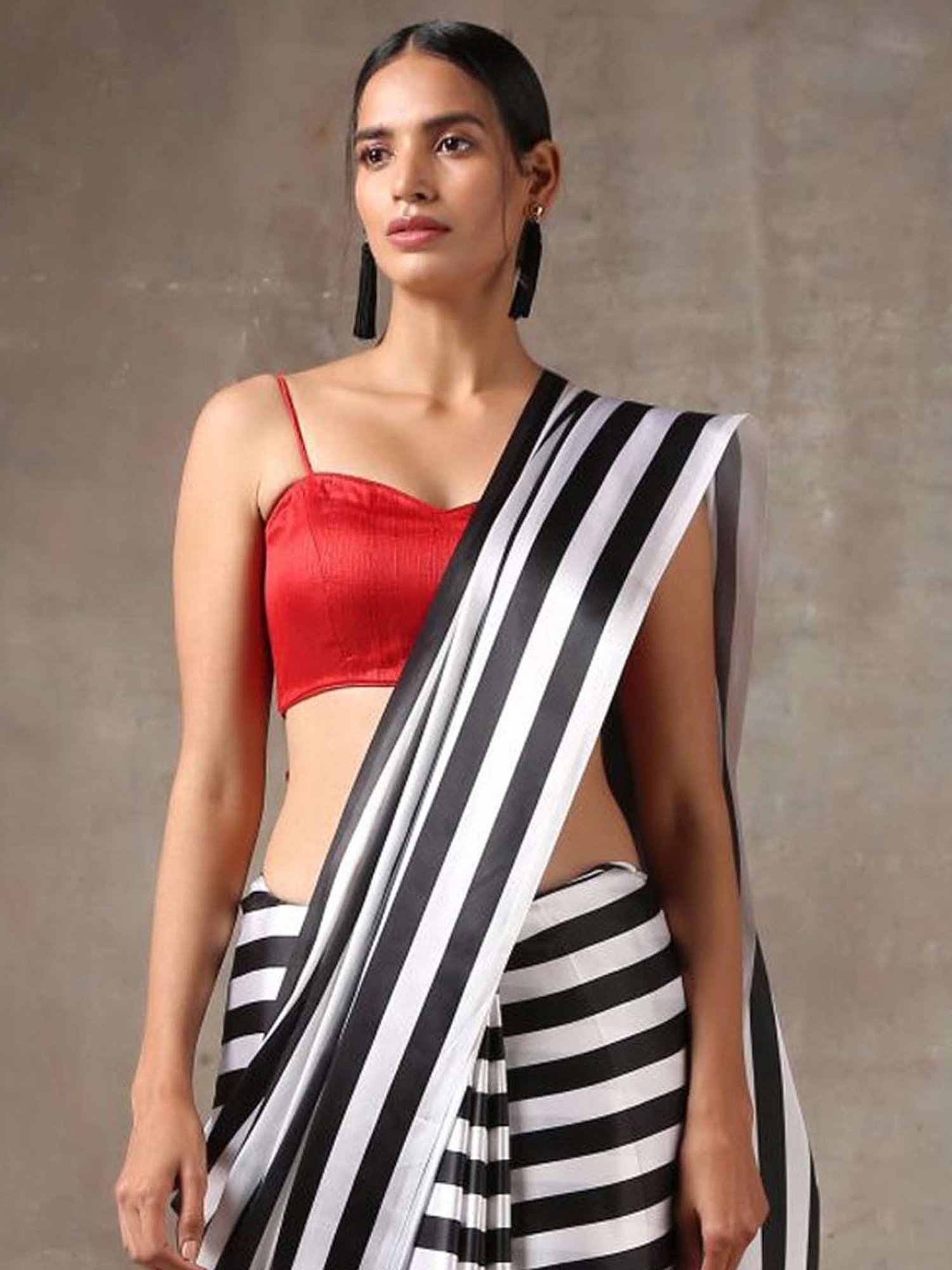 Swtantra Red Plain Readymade Blouse