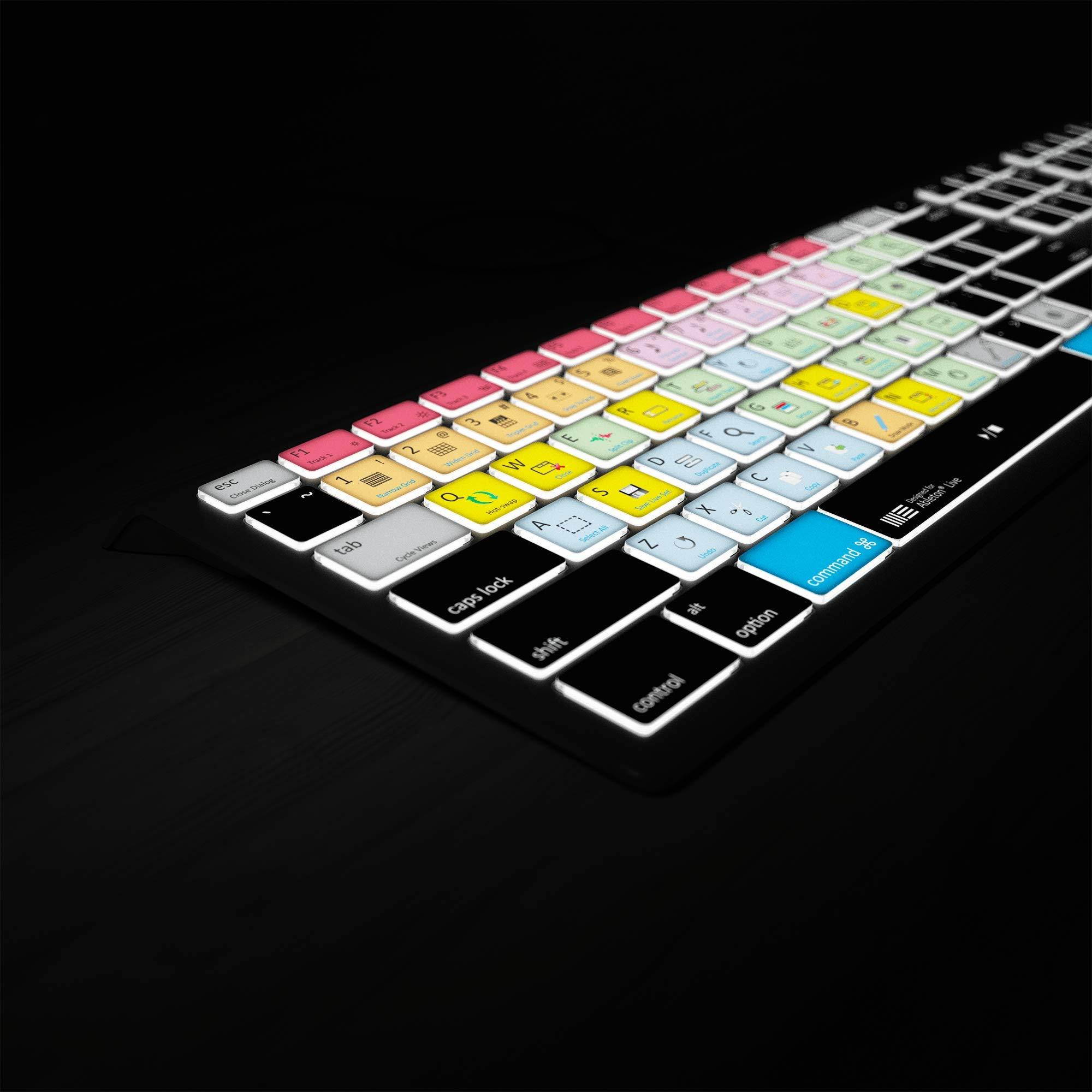 Ableton Live Keyboard for Mac | Backlit Shortcut Keyboard | Editors Keys