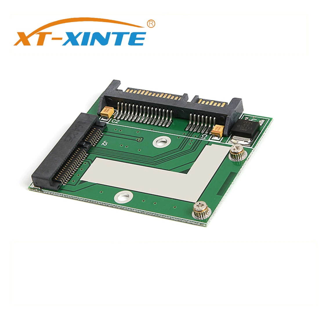 XT-XINTE Mini PCI-E MSATA SSD to 2.5" SATA 6.0Gbps Adapter Converter Card SATA3 MINI PCI Express Module for Computer PC Desktop