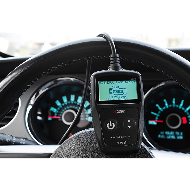 Scanner Code Reader Car Diagnostic Tool - OBD 2 Check Engine Light Scan Auto Computer Readers with Reset - OBD-II Automotive Tools Sensor ABS Car Accessories for Automobiles Diagnostics Scanners