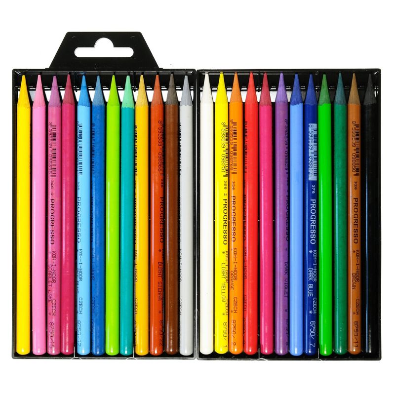 Progresso Woodless Colored Pencils 24ct - Koh-I-Noor