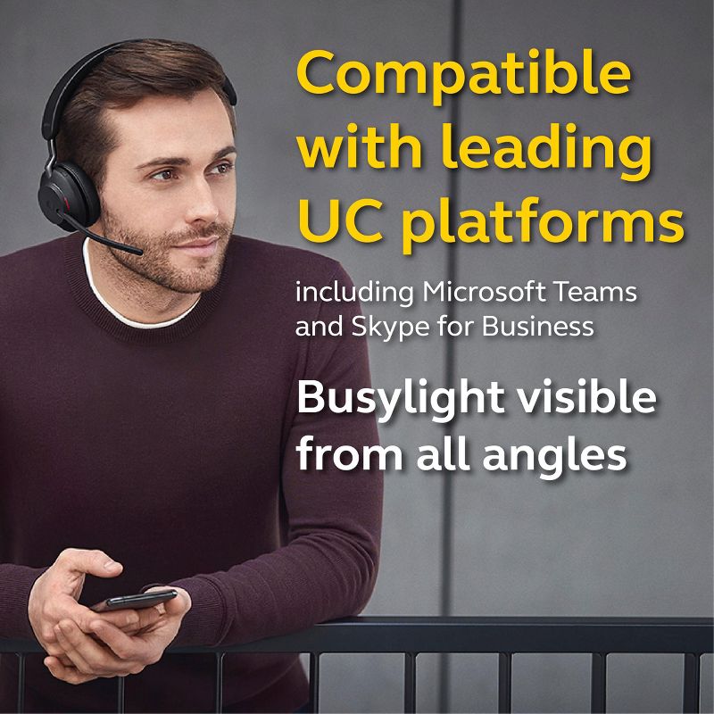 Jabra Evolve2 65 USB-A UC Mono - Black Wireless Headset / Music Headphones