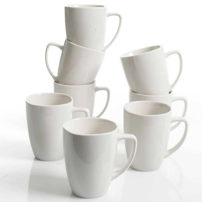 Gibson Home 12oz 8pk Ceramic Zen Buffetware Mugs