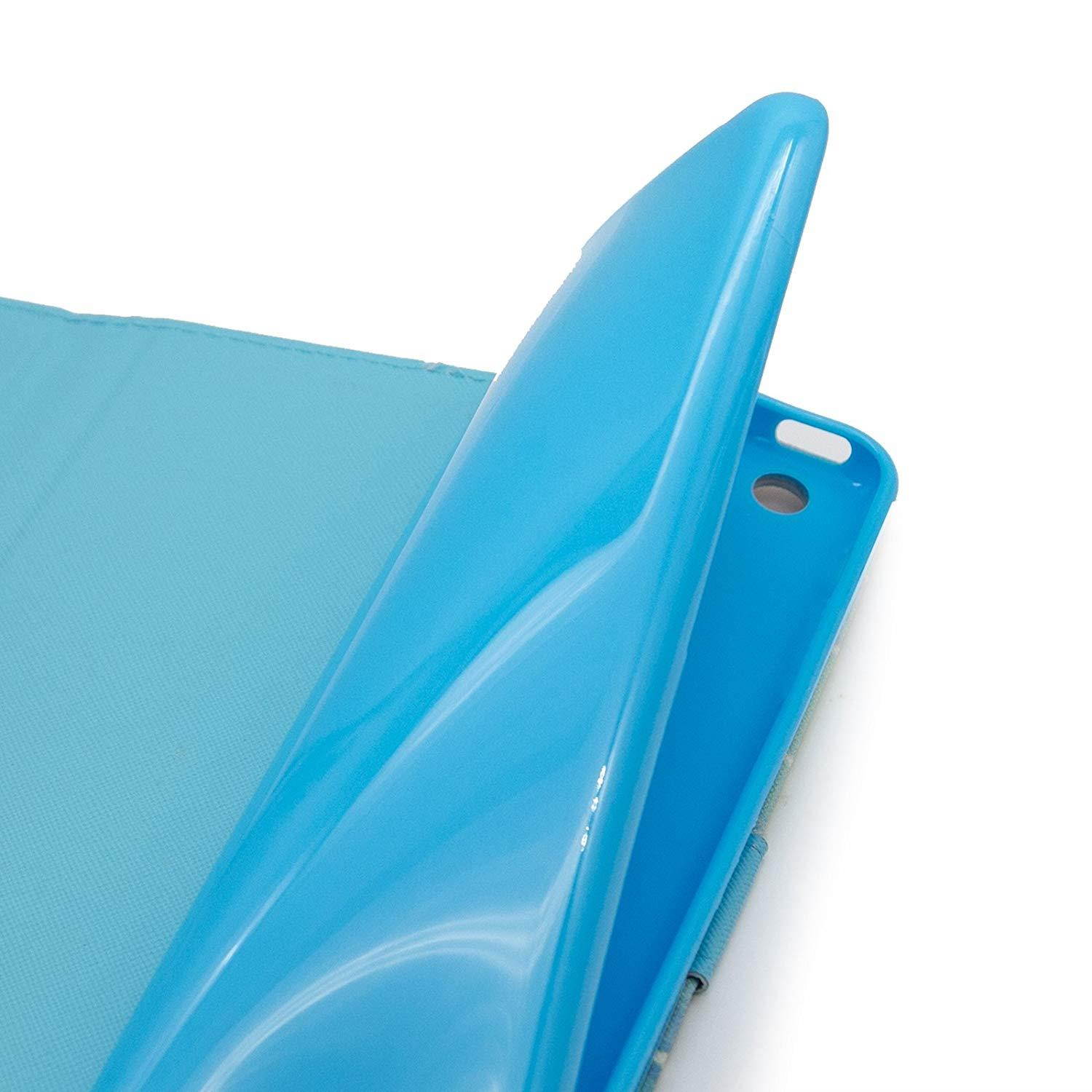 iPad Mini 2&3 Case, iPad Mini Case, Dteck(TM) Slim Fit [Stylus Holder] Flip Folio Stand Leather Case with Auto Sleep/Wake Feature Wallet Cover for Apple iPad Mini 1/2/3 (Gold Ring Flower)