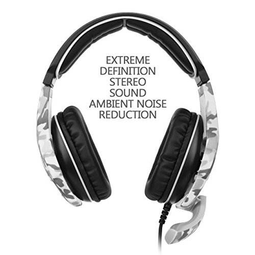 PS4 Xbox One Gaming Headset, SADES 810 PC Gaming Headphone 3.5mm Jack Stereo Sound Over-ear Headphone with Microphone Volume Control