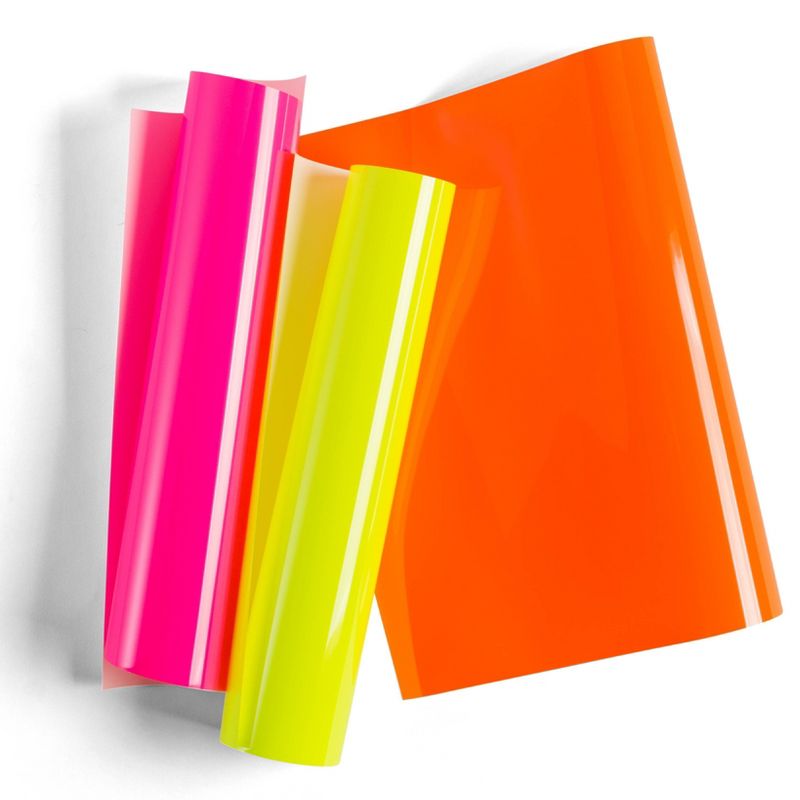 Cricut 3ct Everyday Iron-On Neon Glow Sticks Sampler